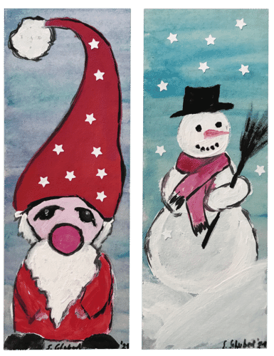Weihnachtswichtel und Schnnemann